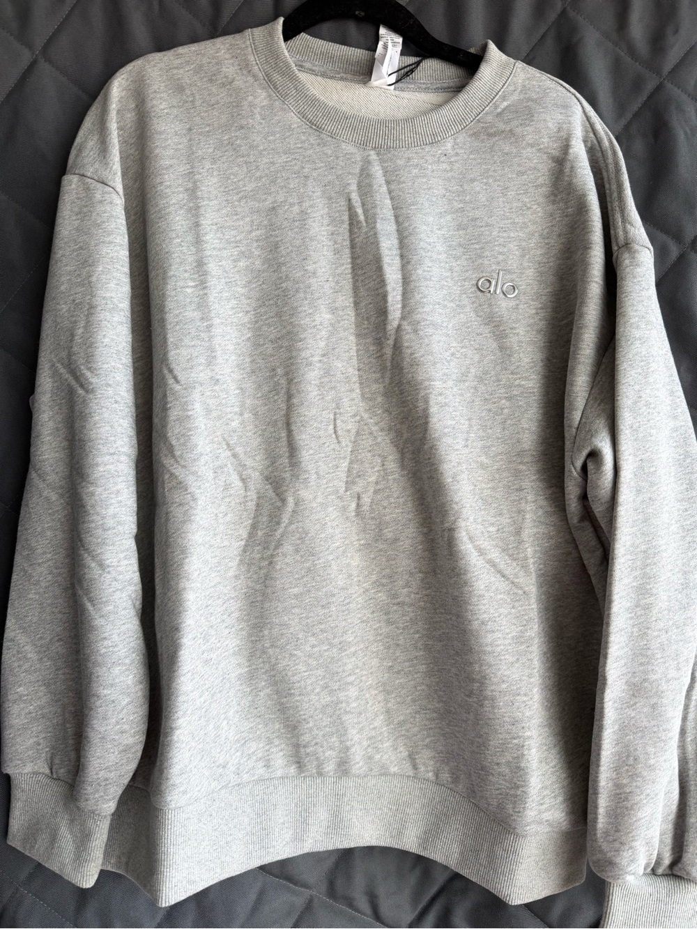 ALO Yoga Men’s Crewneck Sweatshirt - Light Gray